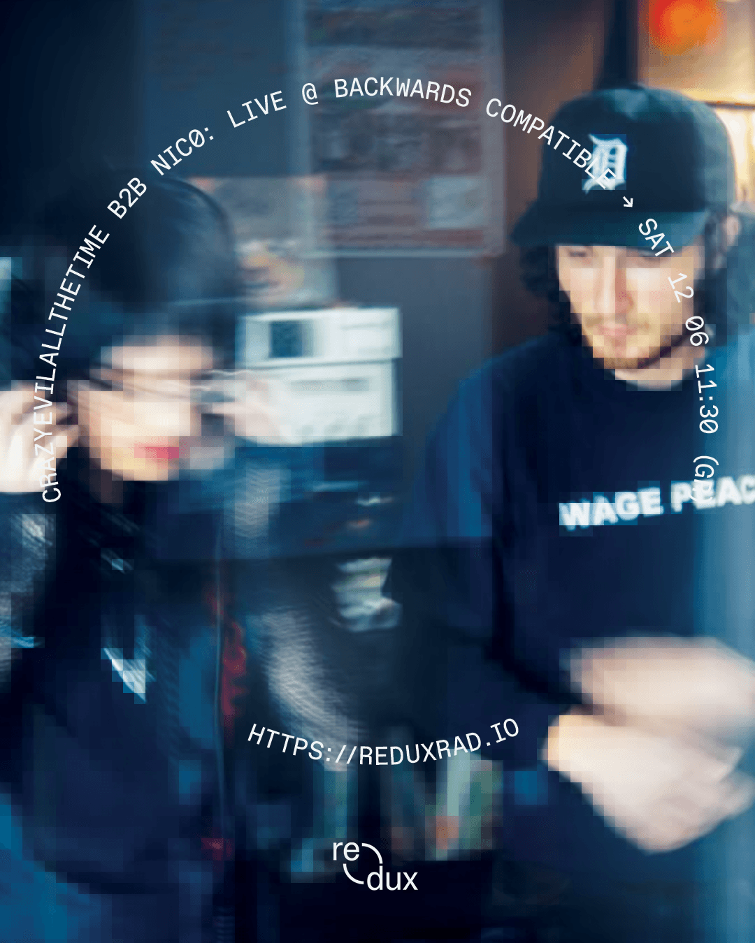 CRAZYEVILALLTHETIME B2B NIC0: LIVE @ BACKWARDS COMPATIBLE